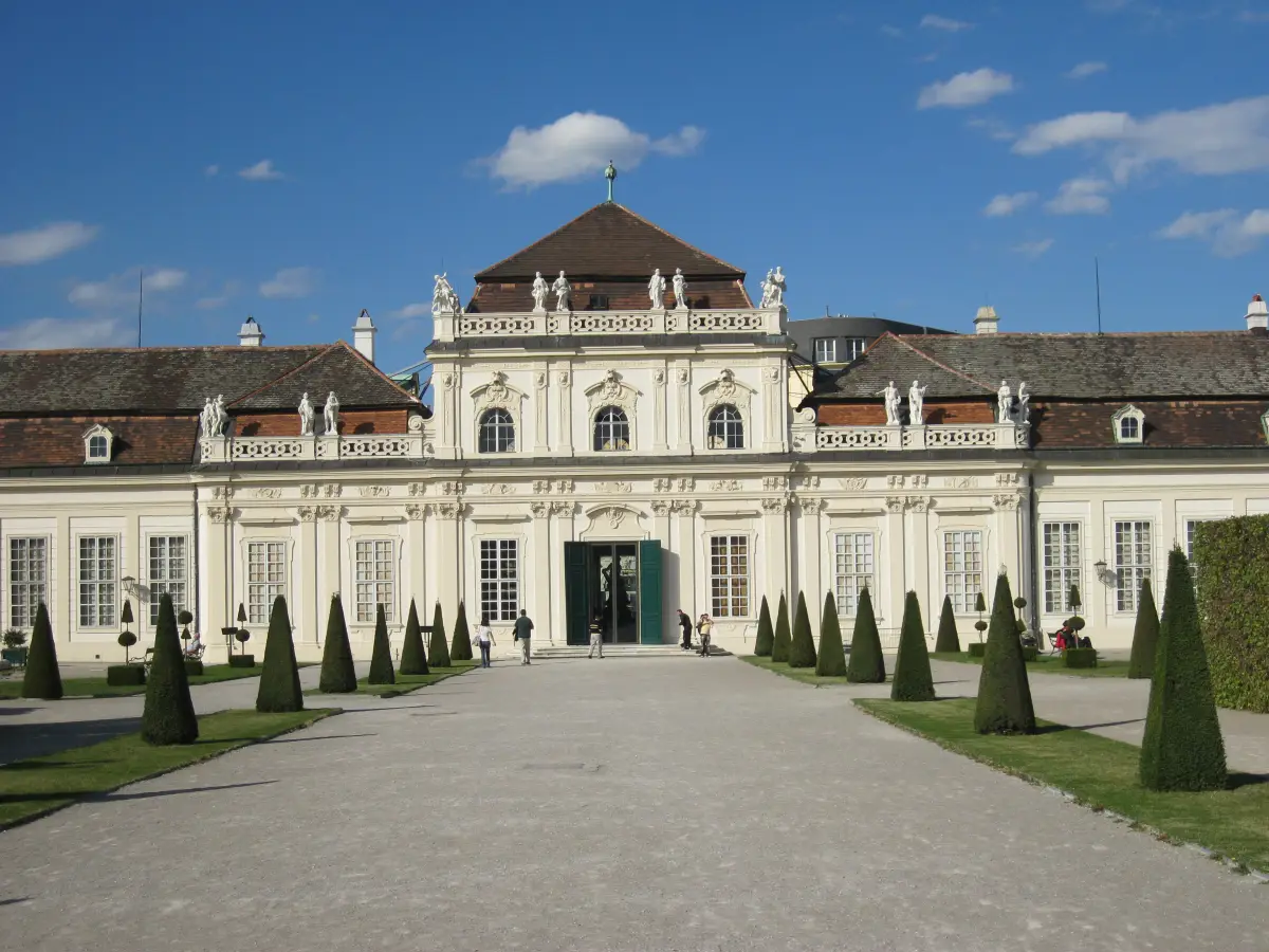 Lower Belvedere main building seen from the gardens, Vienna